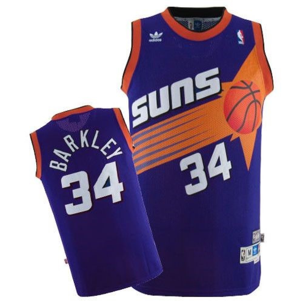 Men's Phoenix Suns Charles Barkley #34 Adidas Purple Swingman NBA Jersey-Pro Kit Vault | Brand New 26/27 Sports Jerseys